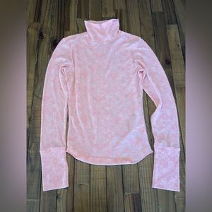 Free people thermal turtleneck size Small new without tag sheer lace
